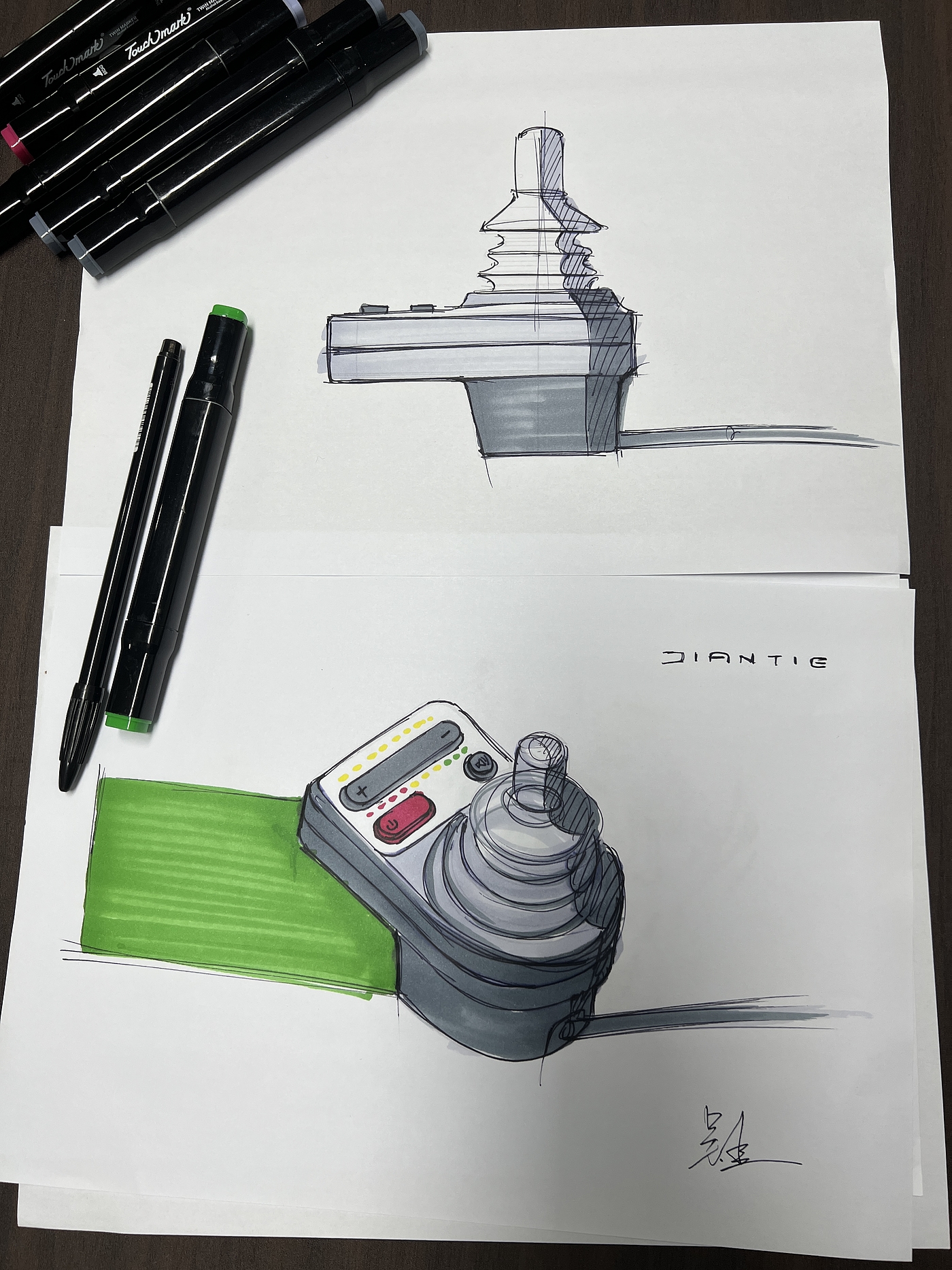 Original works，Electric design，Point iron design，