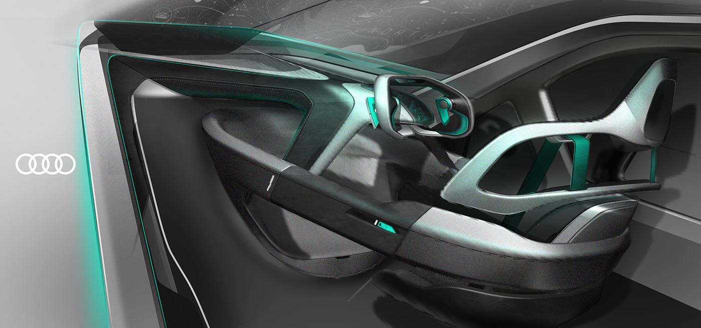 automobile，Automobile design，audi，Automotive interior，Traffic design，