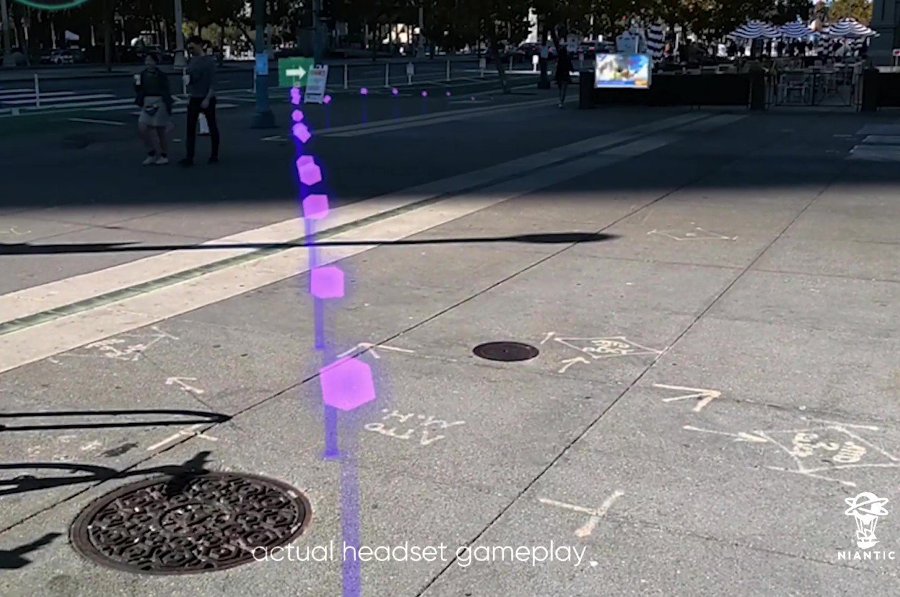 headset，POKEMON GO，NIANTIC LABS，Augmented reality，Ar glasses，Ar earphone，sporting facilities，Baokemeng，