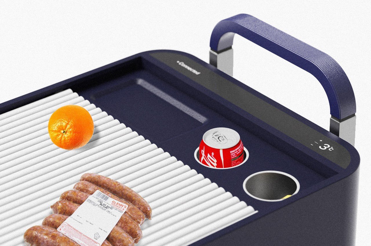 Portable refrigerator，Refrigerator，Fridze，conceptual design，