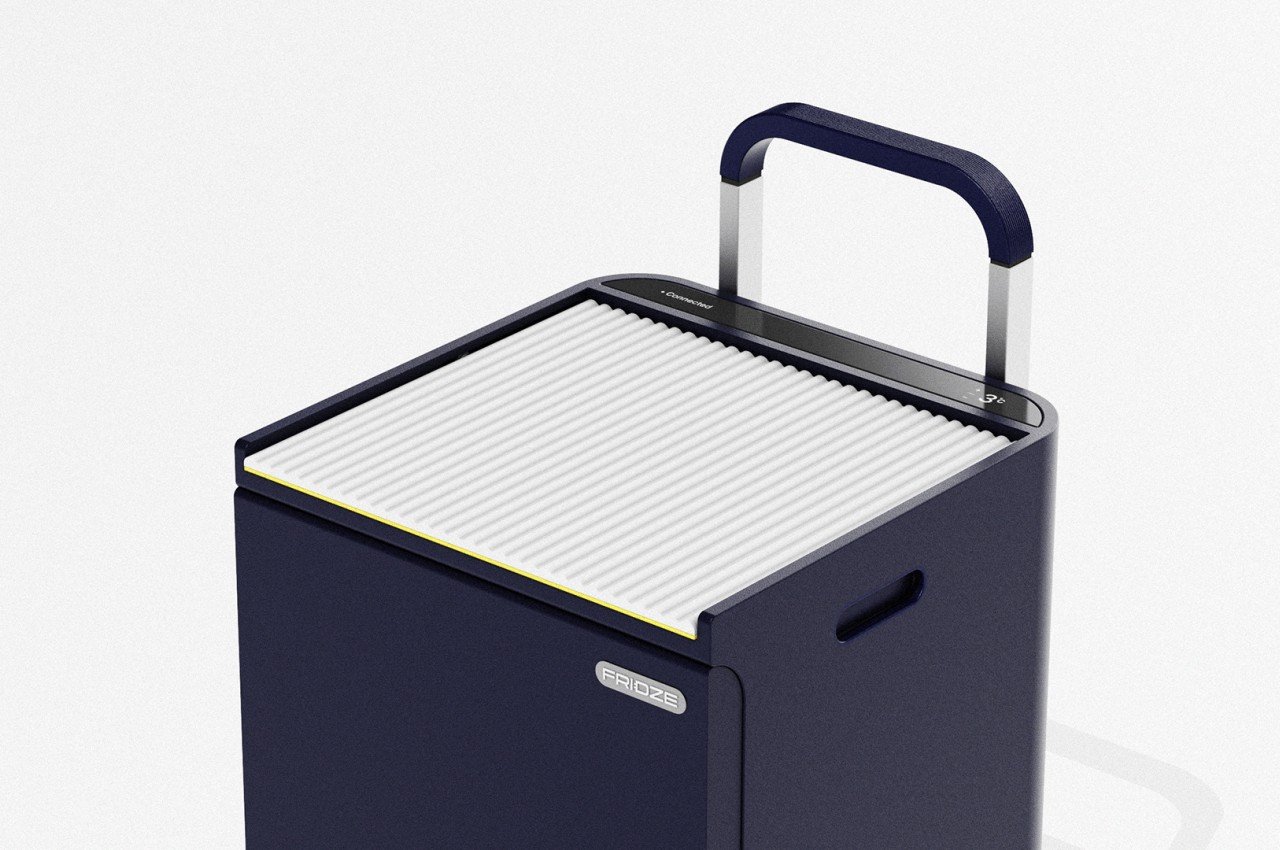 Portable refrigerator，Refrigerator，Fridze，conceptual design，