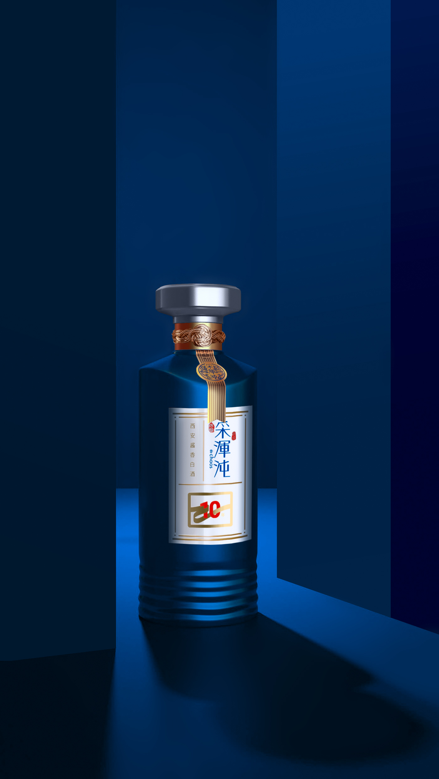 Wine packaging，Render，Liquor packaging，C4D rendering，packing design，Brand design，Box design，Packaging technology，