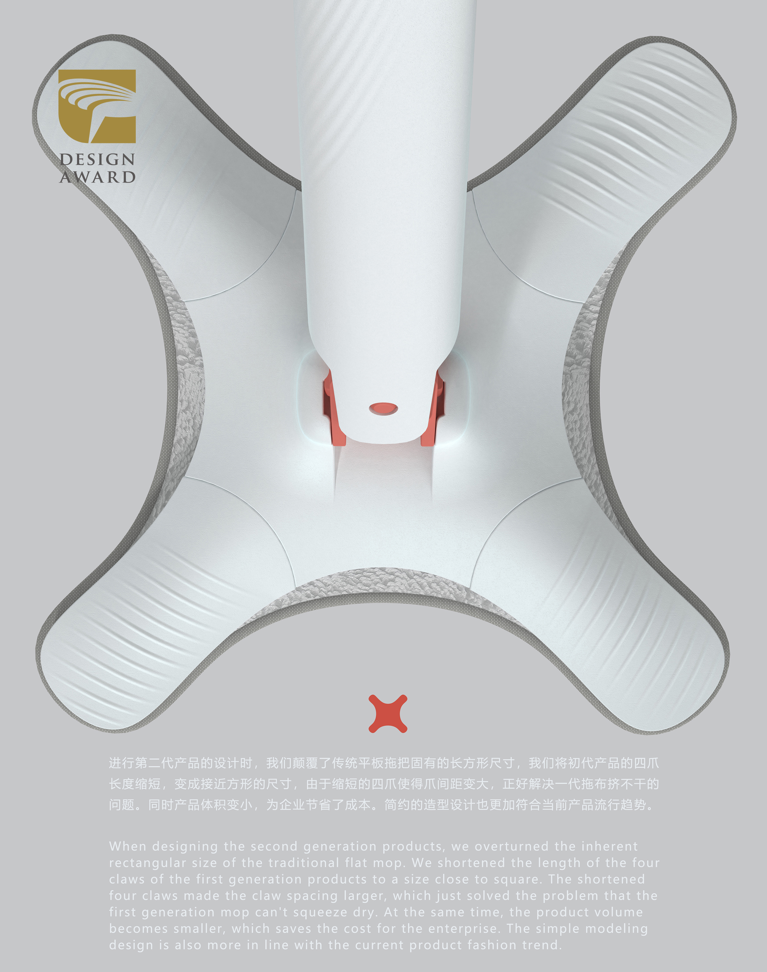 Cleaning product design，Mop design，