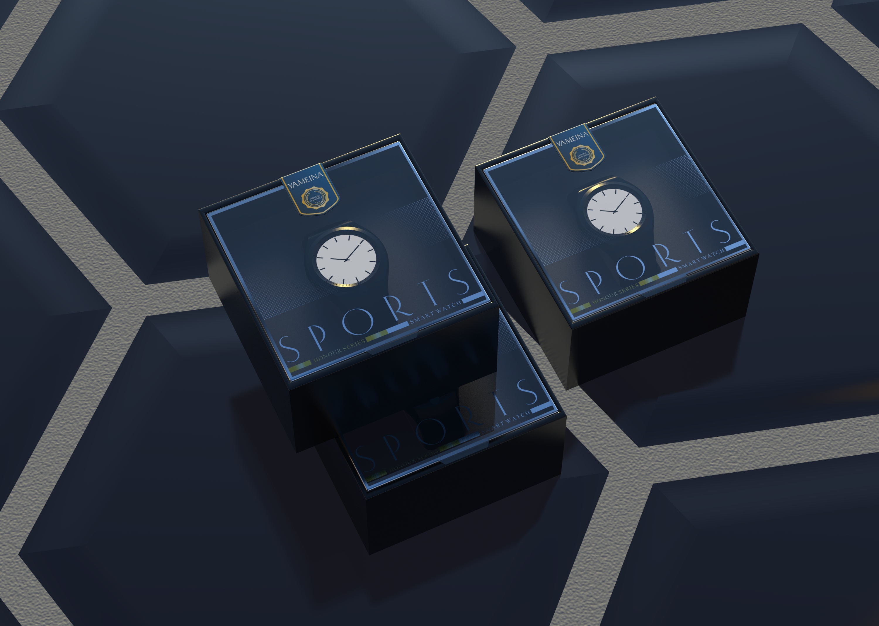 Intelligent Watch，packing design，Brand design，3C digital，Consumer electronics，Digital Packaging Design，Packaging image planning，Product packaging，