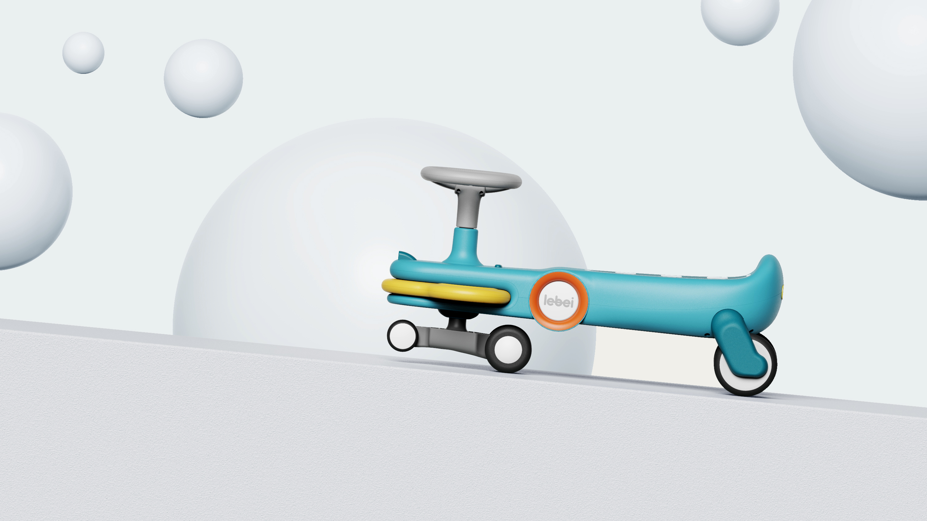 One tree industrial design，Lecoco，Comparable，swing car，Toy stroller，Le Bei，