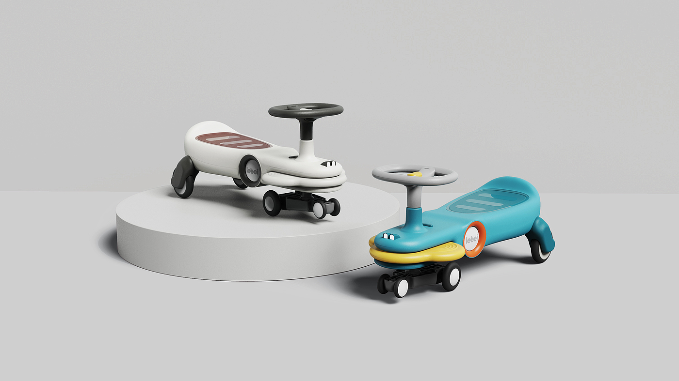 一树工业设计，Lecoco，可优比，扭扭车，玩具童车，乐贝，