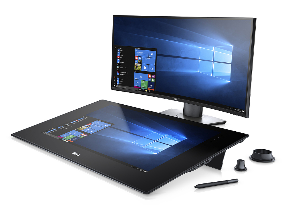 2017 red dot，Dell canvas 27，display，