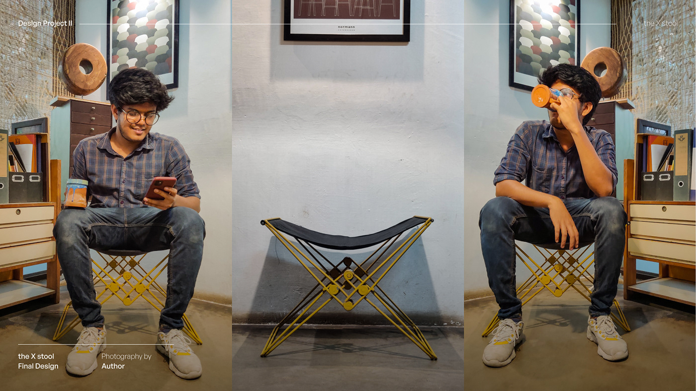 stool，furniture design ，industrial design，Metal，Little Mazzar，India，