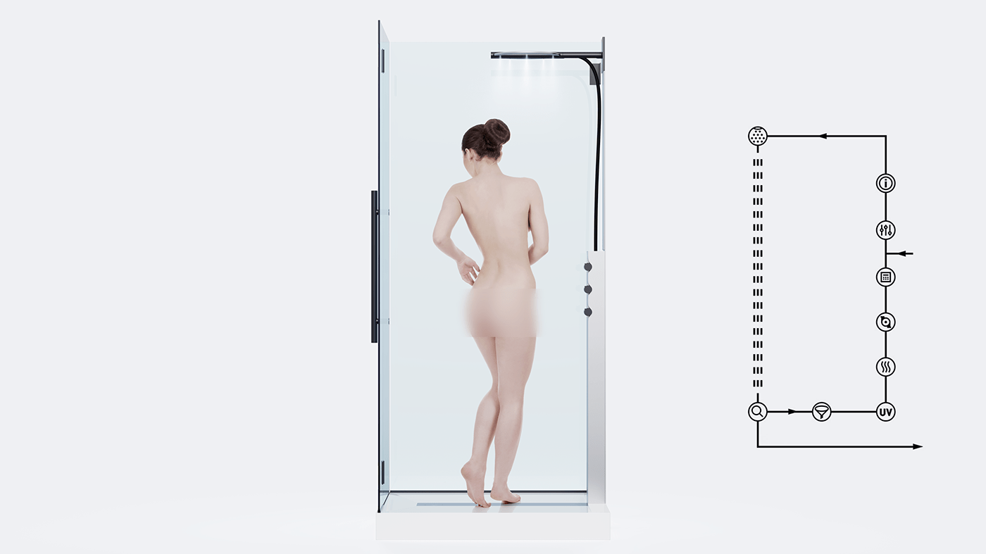 Vigo，Water saving system，product design，Shower technology，