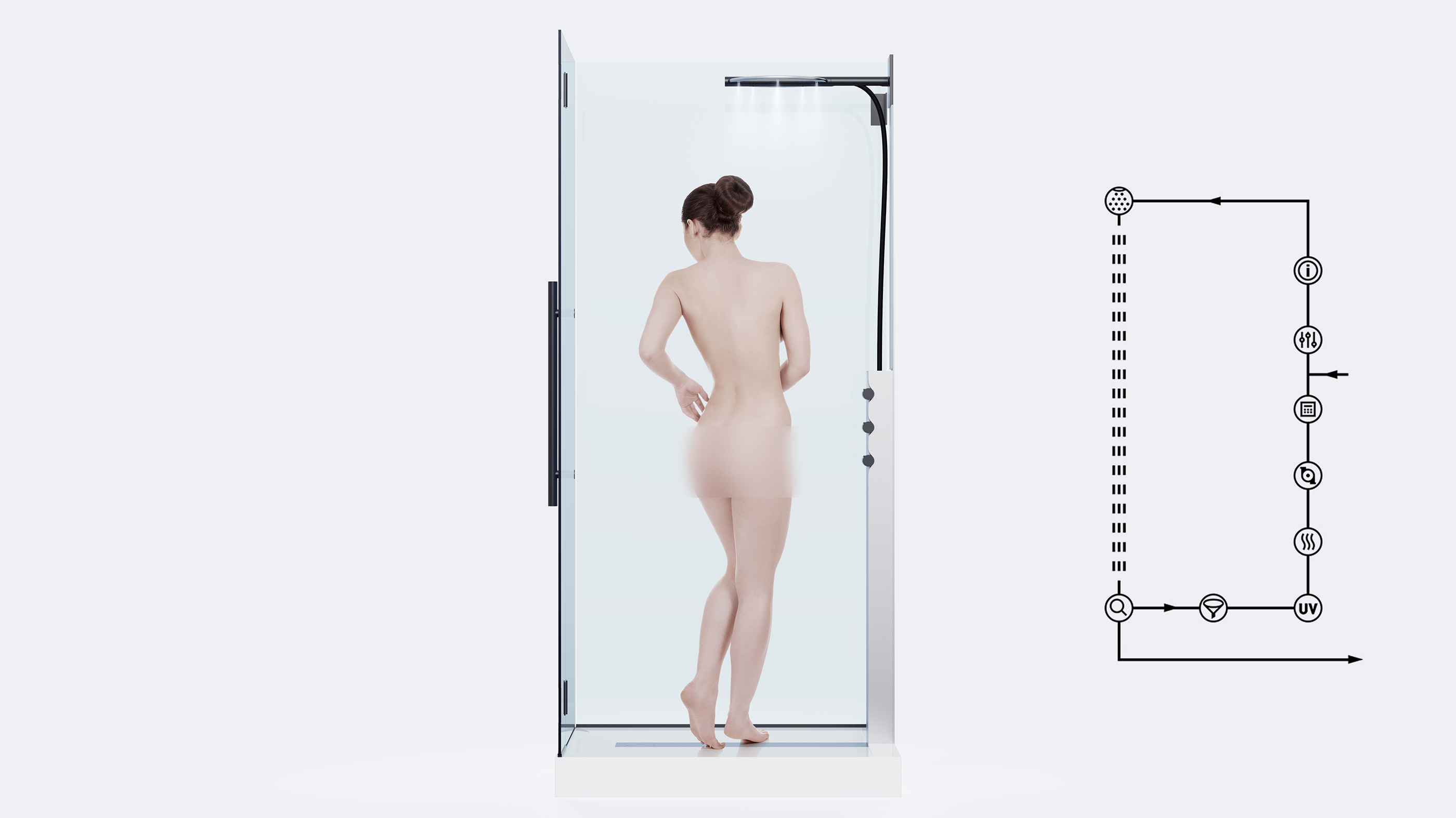 Vigo，Water saving system，product design，Shower technology，