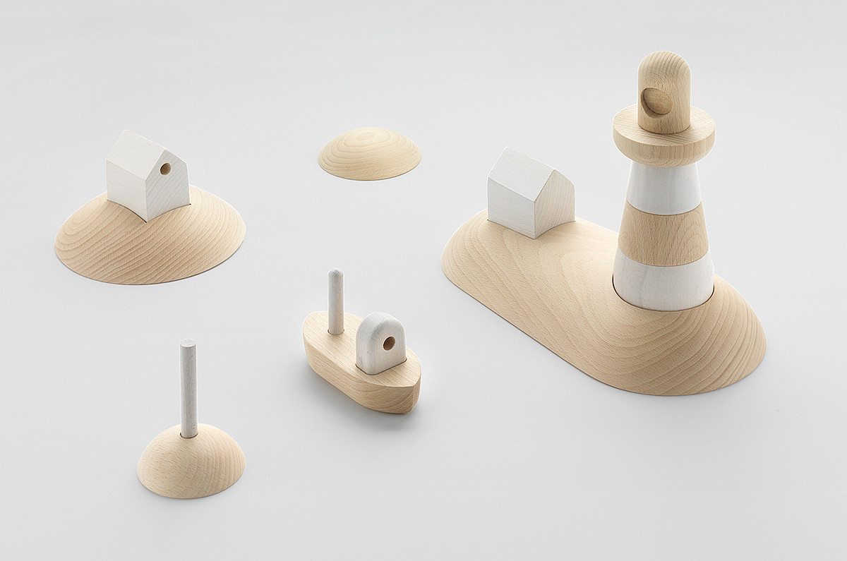 Simplicity，Nordic style，Wooden toys，product design，