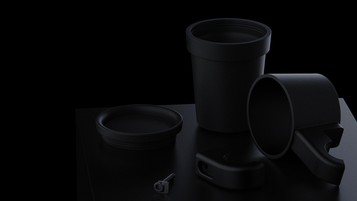 product design，black，glass，Bracket，