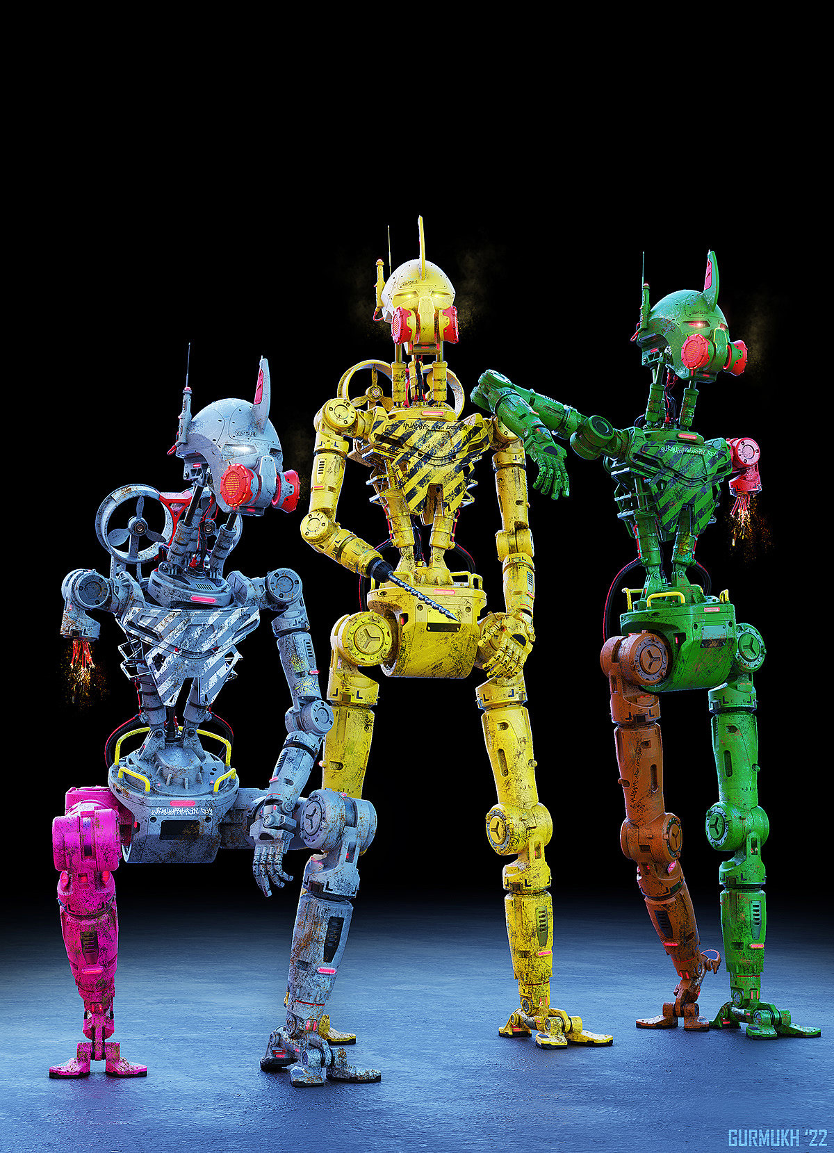 PSILO，robot，industrial design，3D modeling，conceptual design，Mechanics，