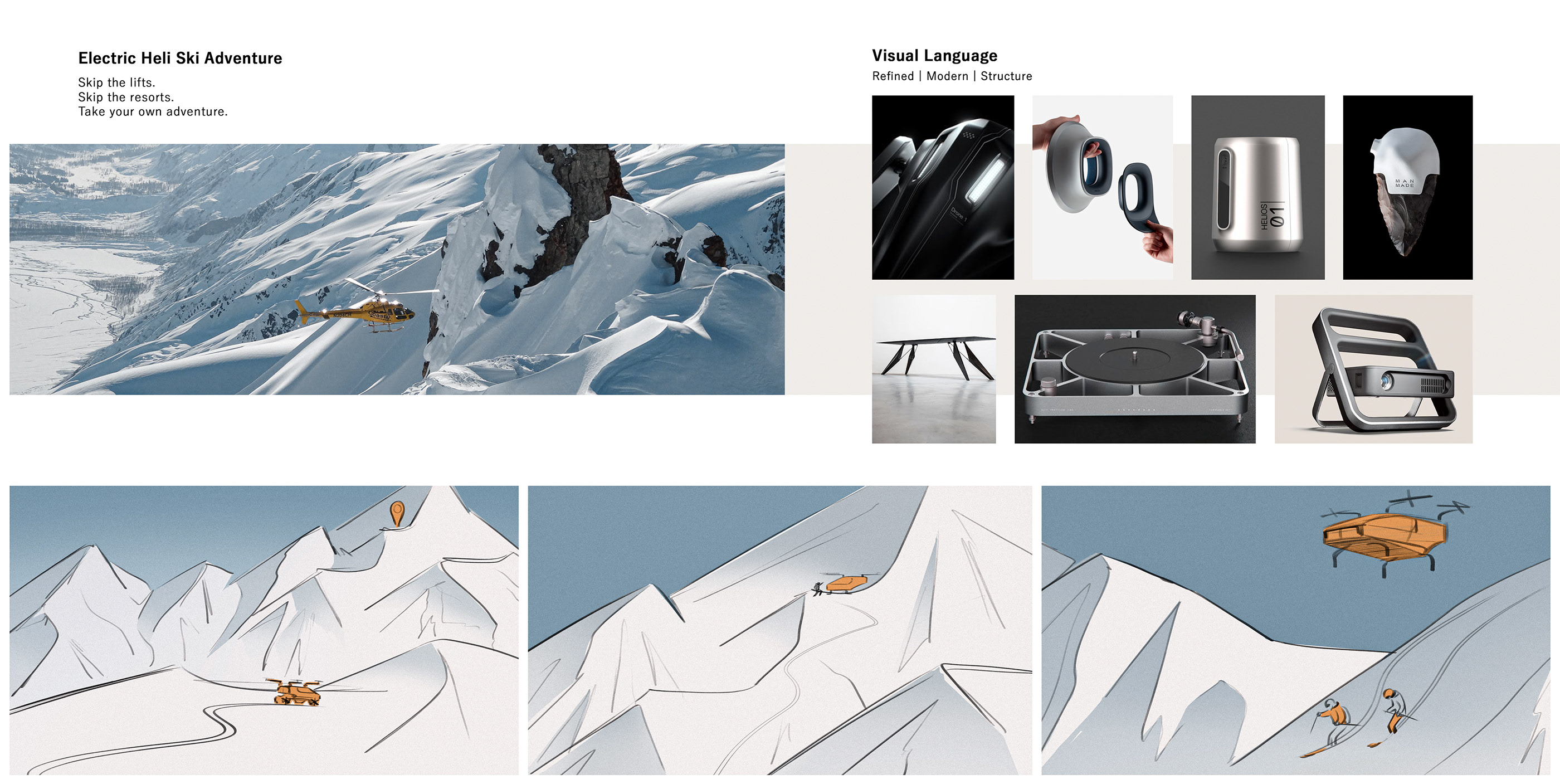 industrial design，Automobile design，conceptual design，Digital art，Rivian，Flying car，modularization，