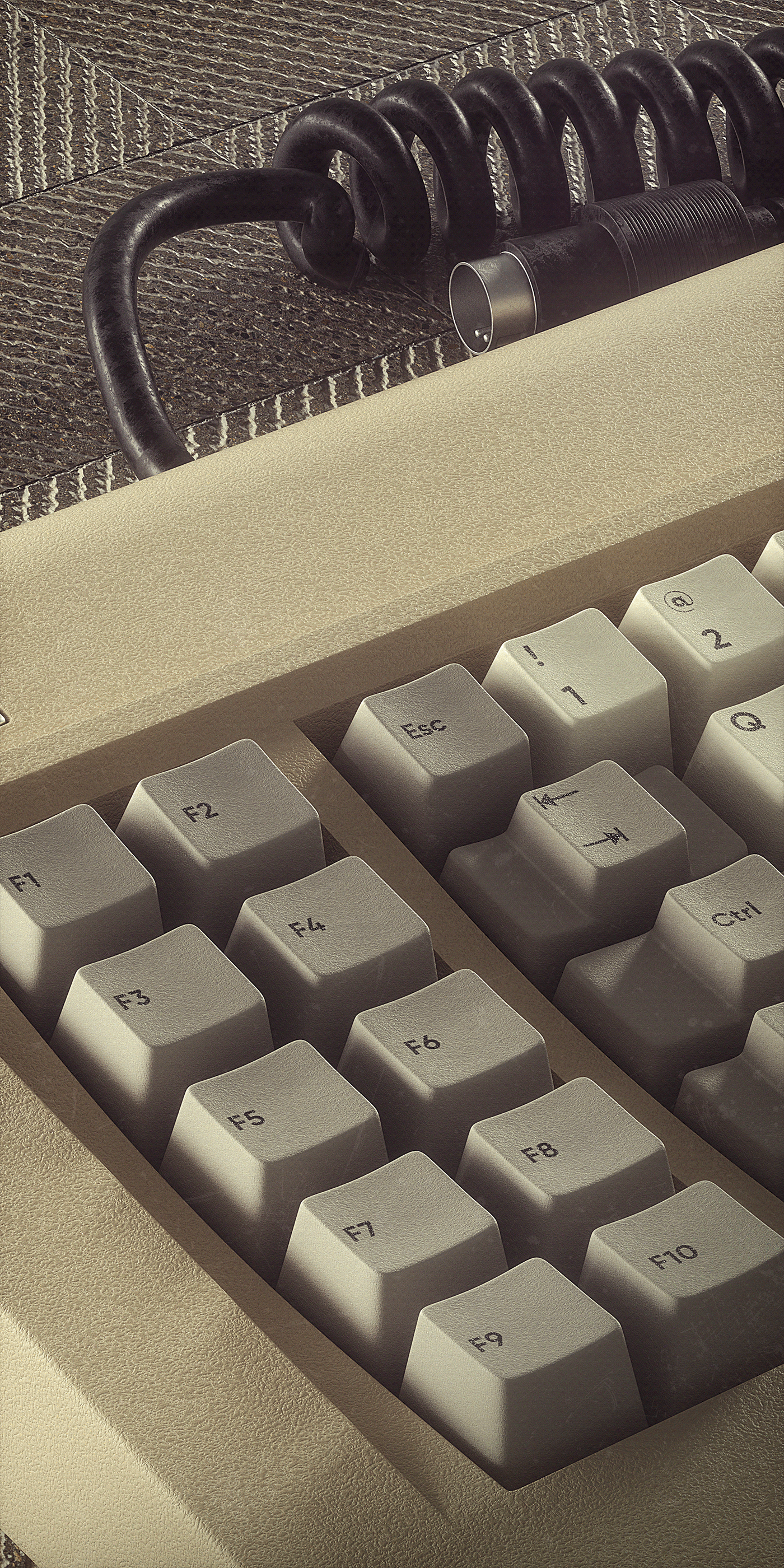 keyboard，ibm，product design，cgi，
