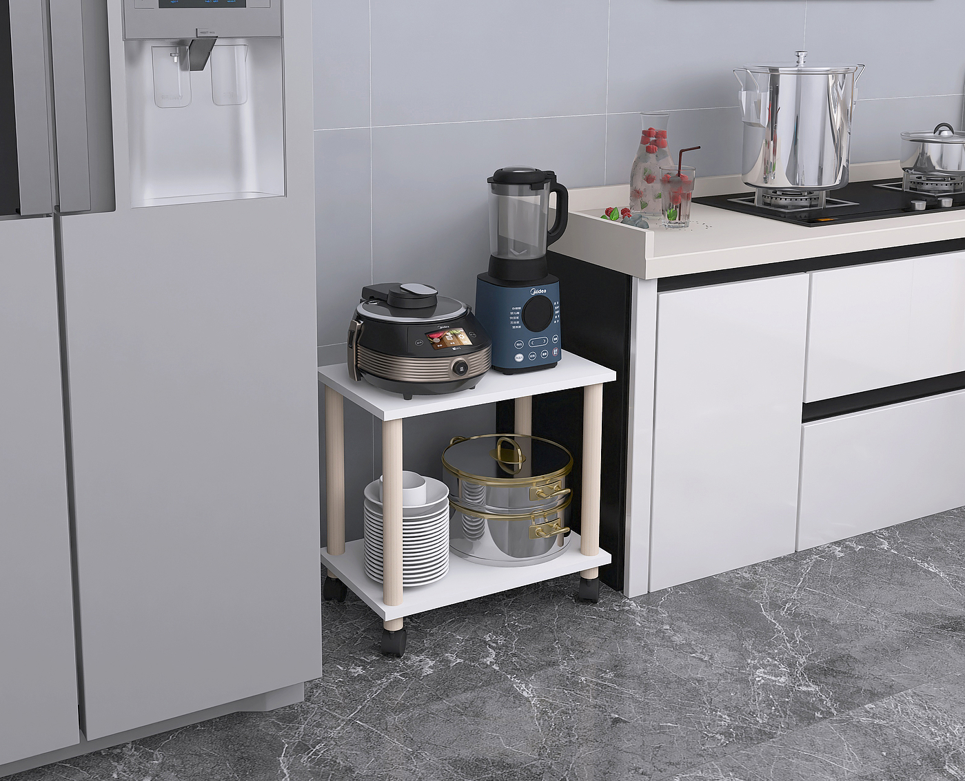 Galley Clip Rack，