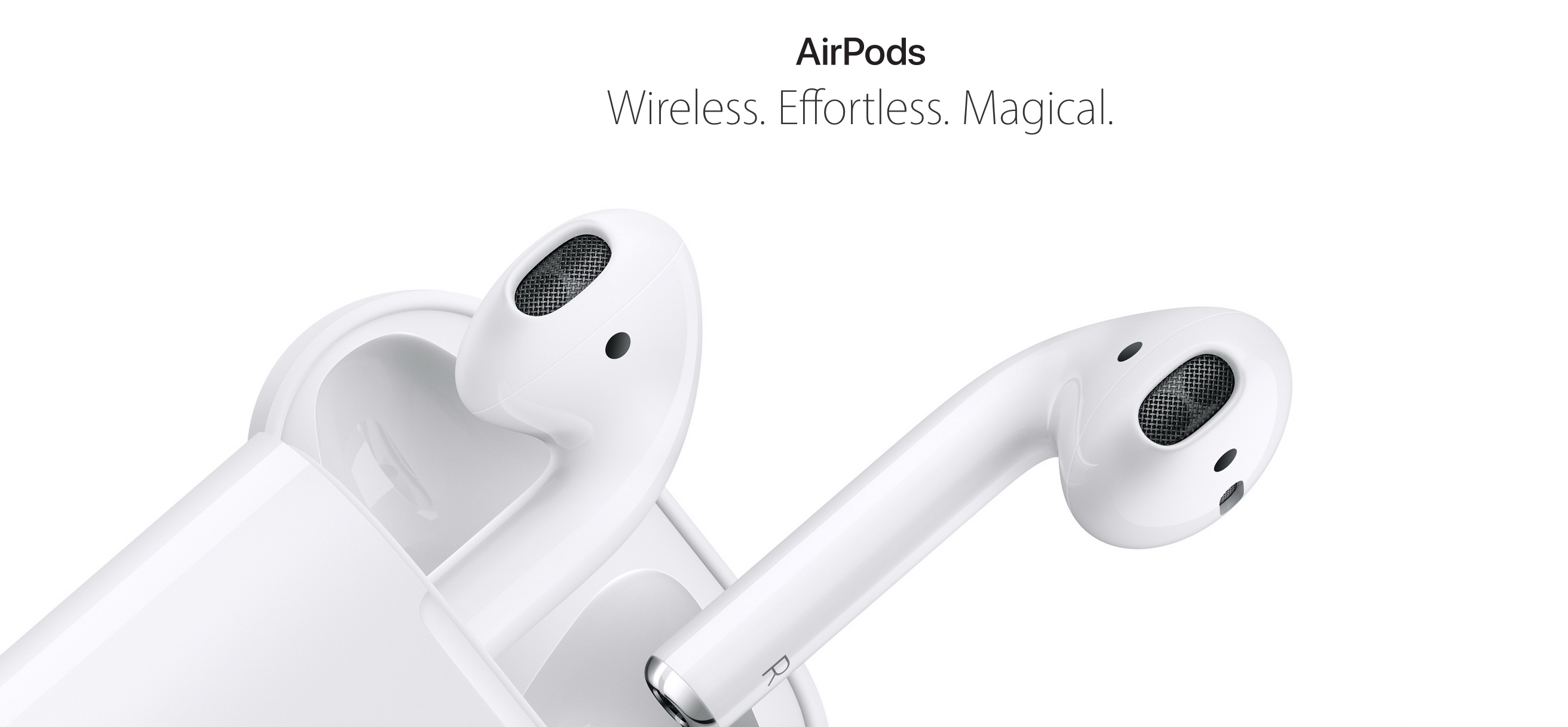 Wireless headset，Apple AirPods，2017 red dot，