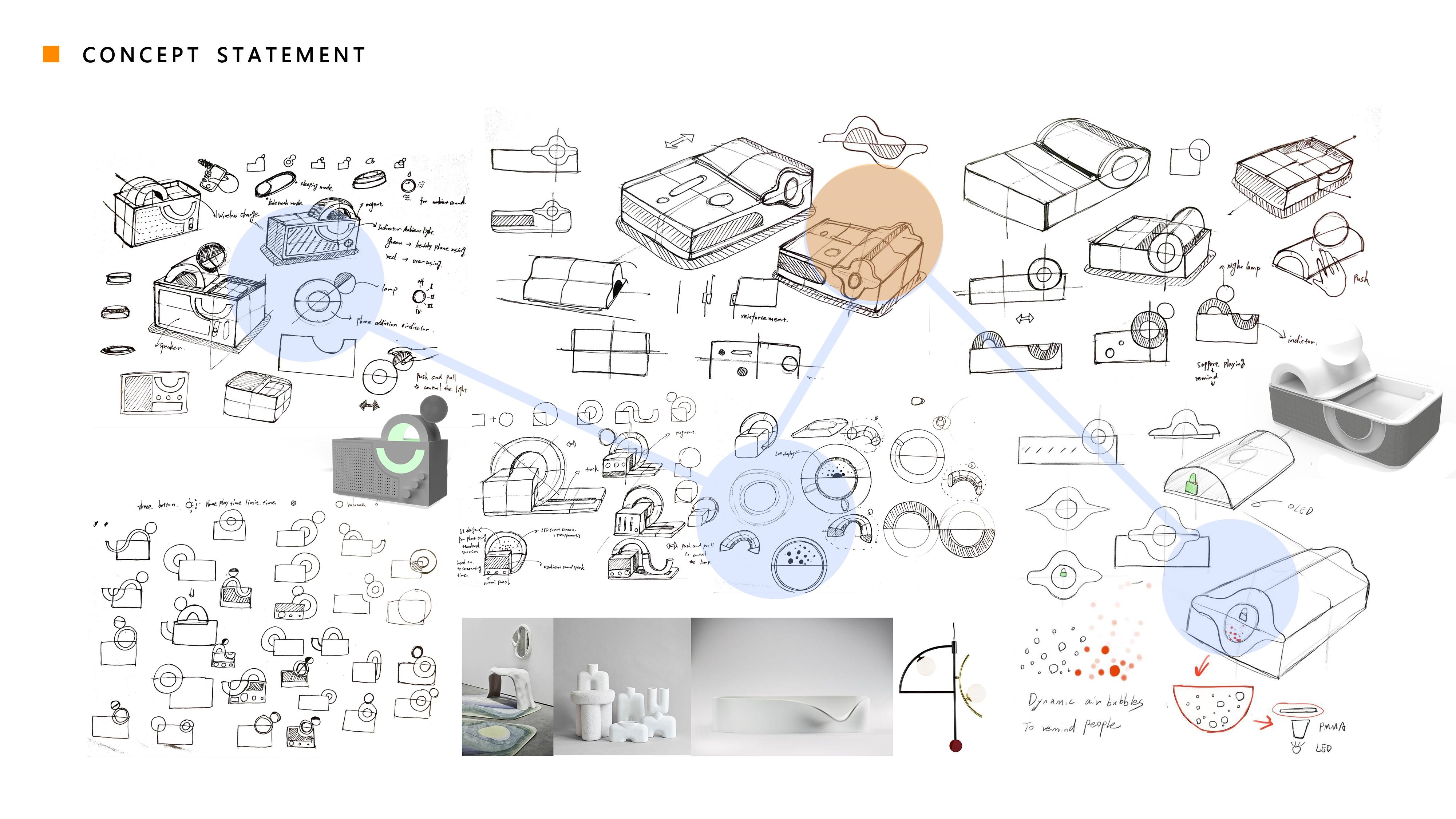 Stay up late，Critical design，Interaction design，Atmosphere sound，self-discipline，Restrictions，sleep，