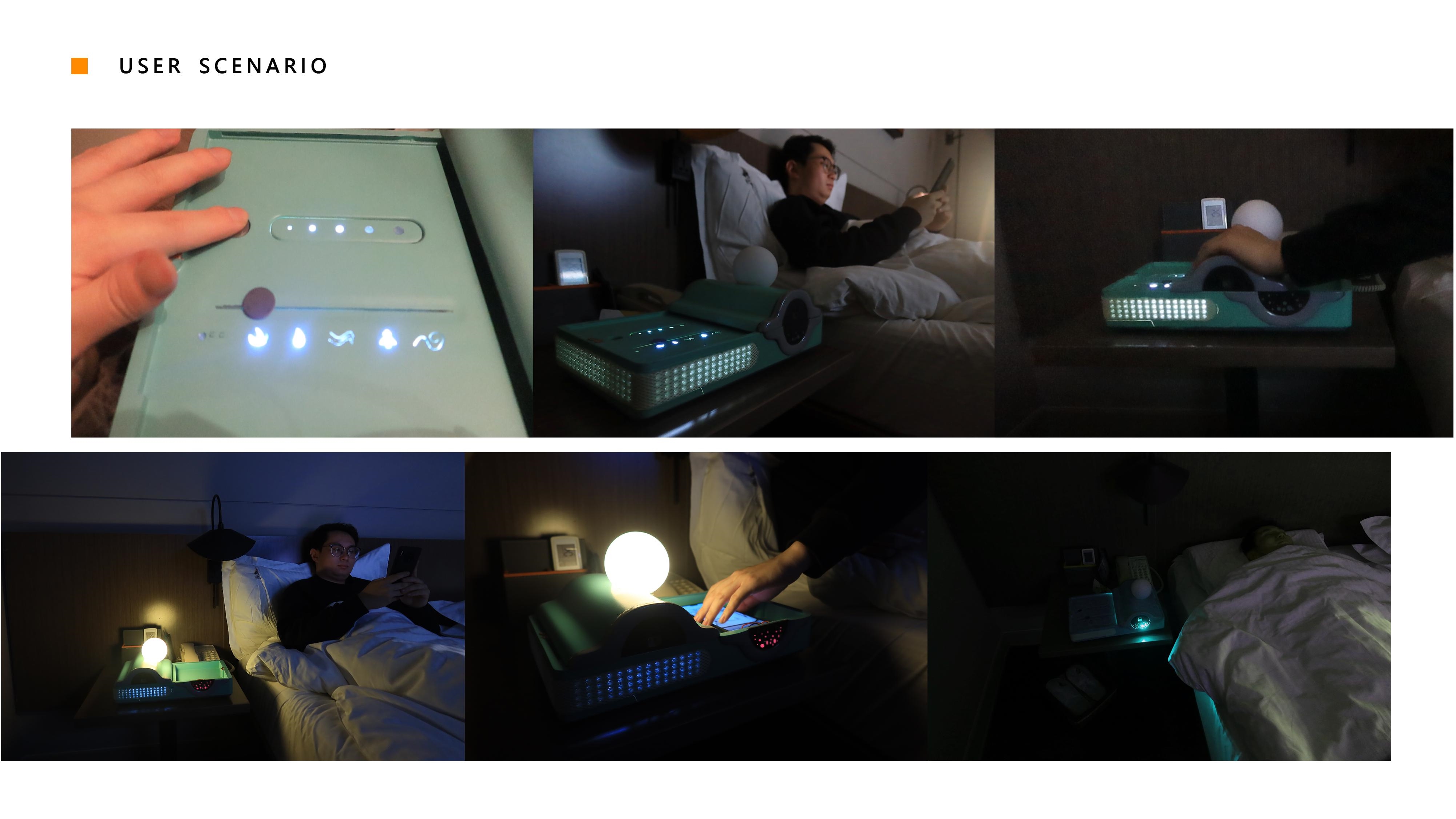 Stay up late，Critical design，Interaction design，Atmosphere sound，self-discipline，Restrictions，sleep，