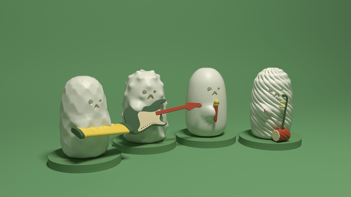 Dumchit，Digital，loudspeaker box，Garage Kit，doll，Toys，band，