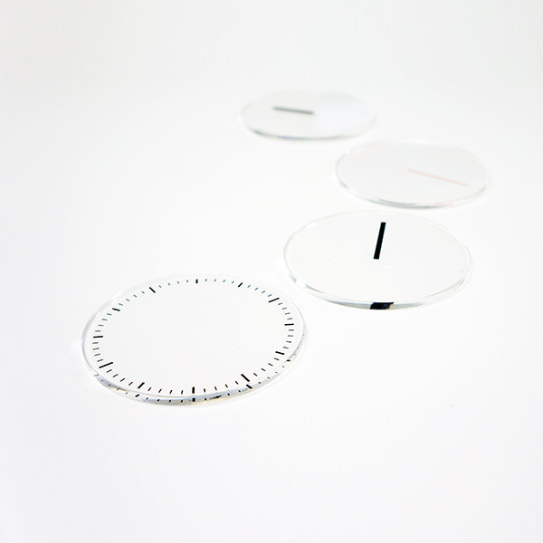 Insulation pad，Clock，transparent，Acrylic，tableware，