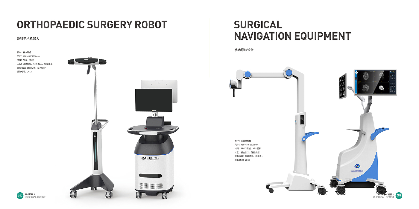 Medical products，medical apparatus and instruments，Surgical robot，Orthopedic surgical machine，Top Ten Design Organizations in China，