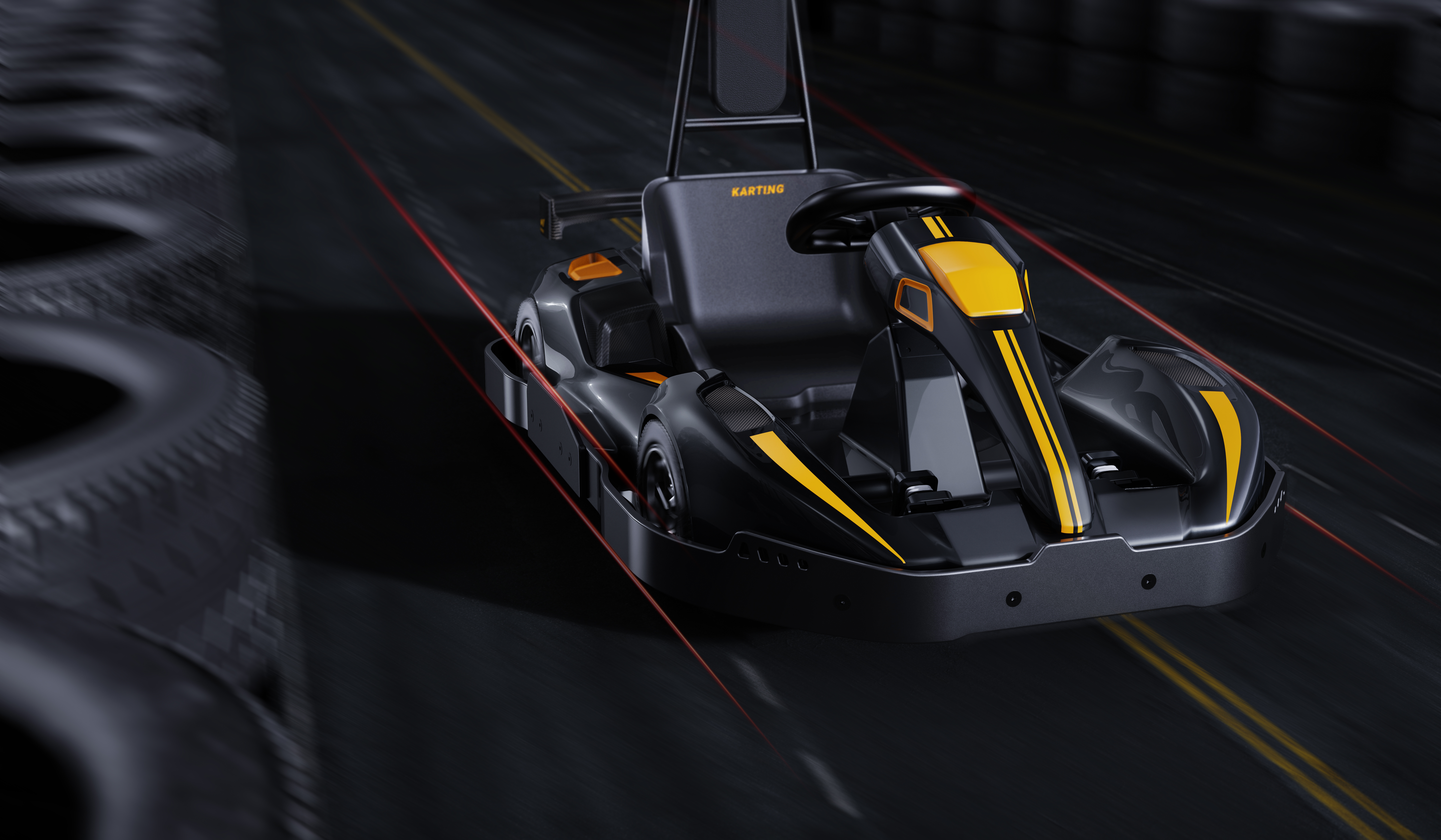 Heat wave design，Kart exterior design，Coating design，