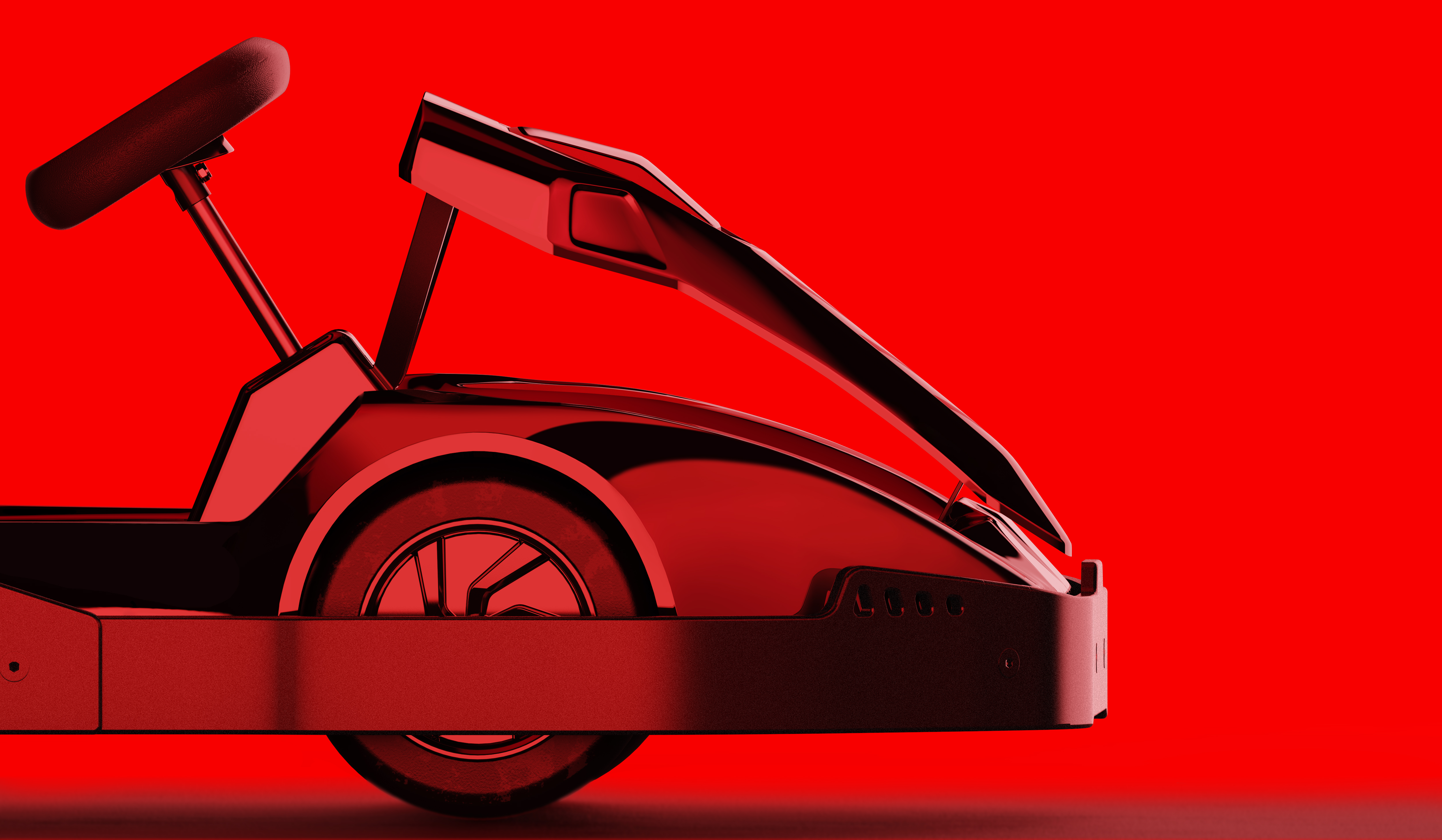 Heat wave design，Kart exterior design，Coating design，