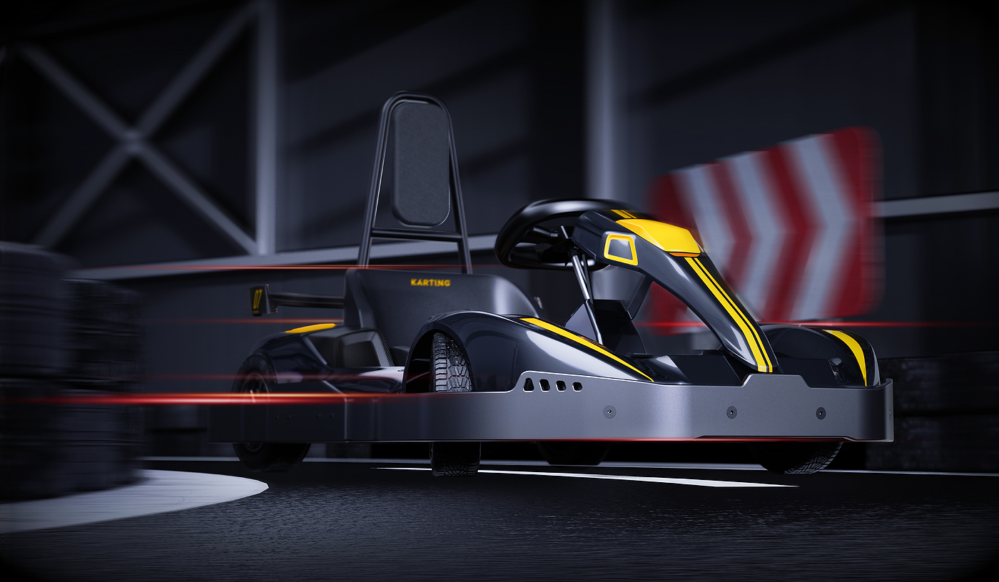 Heat wave design，Kart exterior design，Coating design，