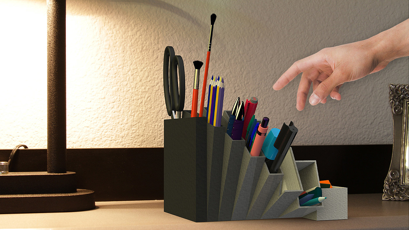 pen container，product design，industrial design，pen，loop，