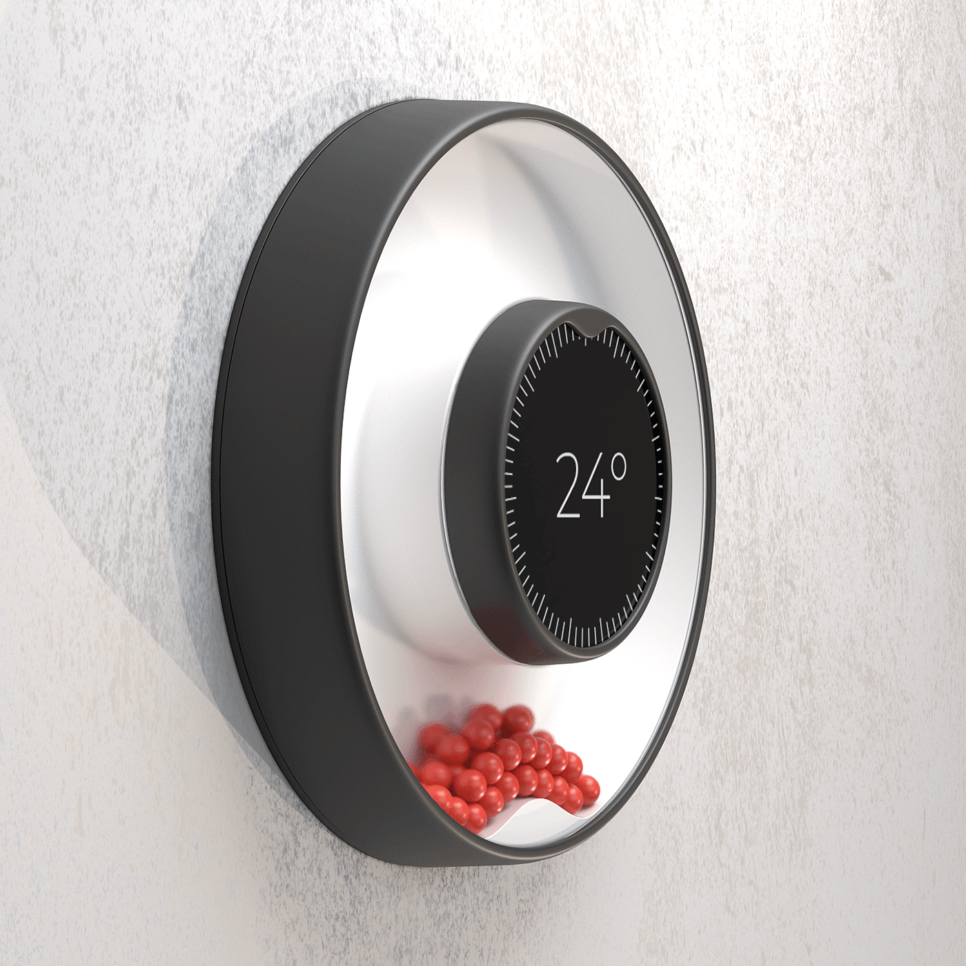 Thermostat，concept，Design，Smart home，industrial design，