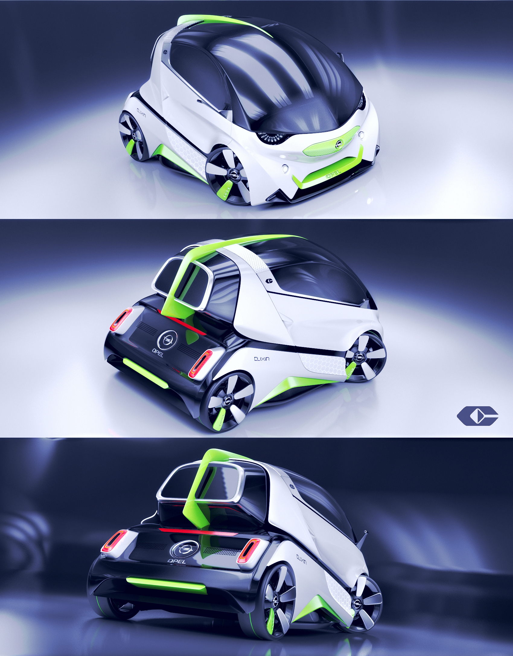 Concept Car，automobile，Automobile design，Opel ，Elixir，