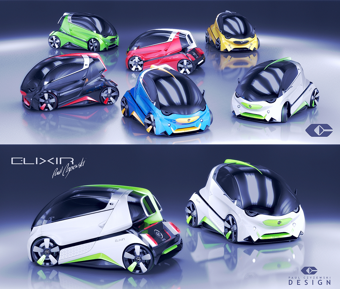 Concept Car，automobile，Automobile design，Opel ，Elixir，