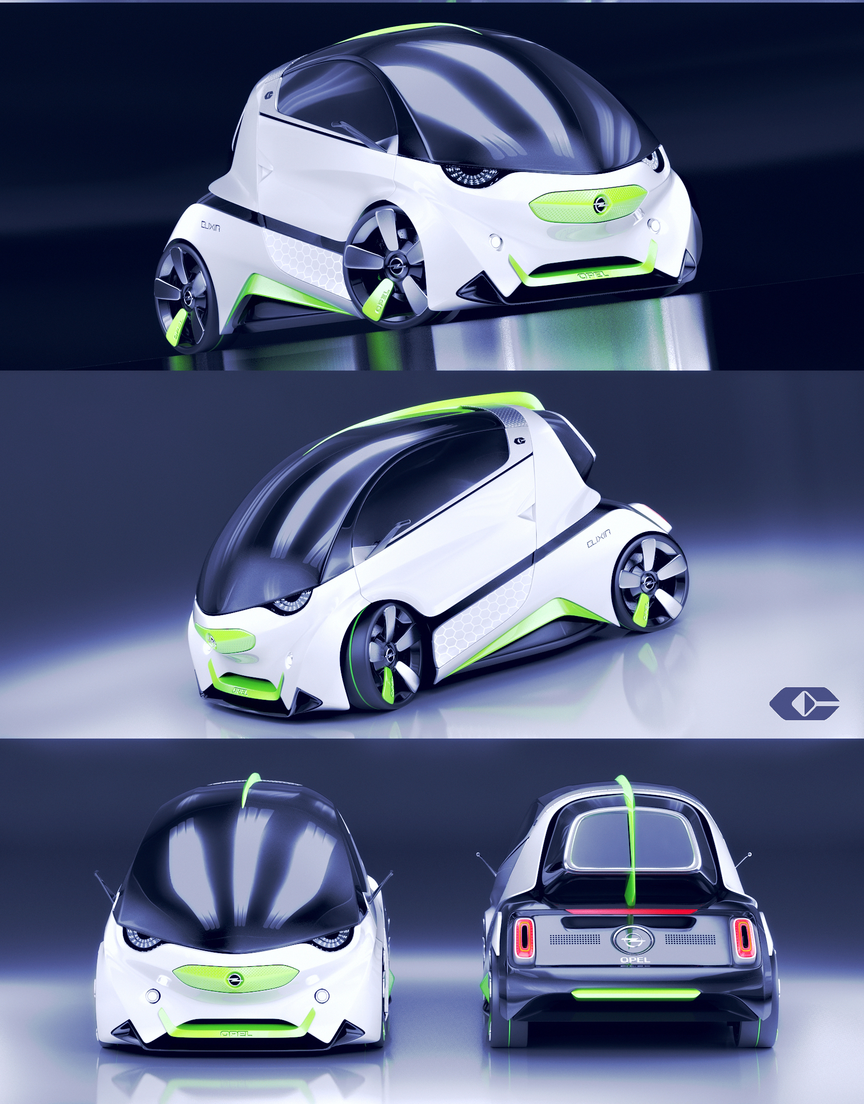 Concept Car，automobile，Automobile design，Opel ，Elixir，