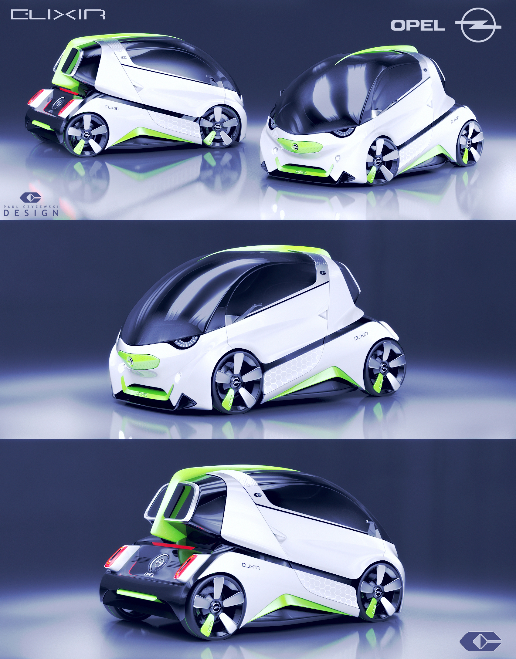 Concept Car，automobile，Automobile design，Opel ，Elixir，