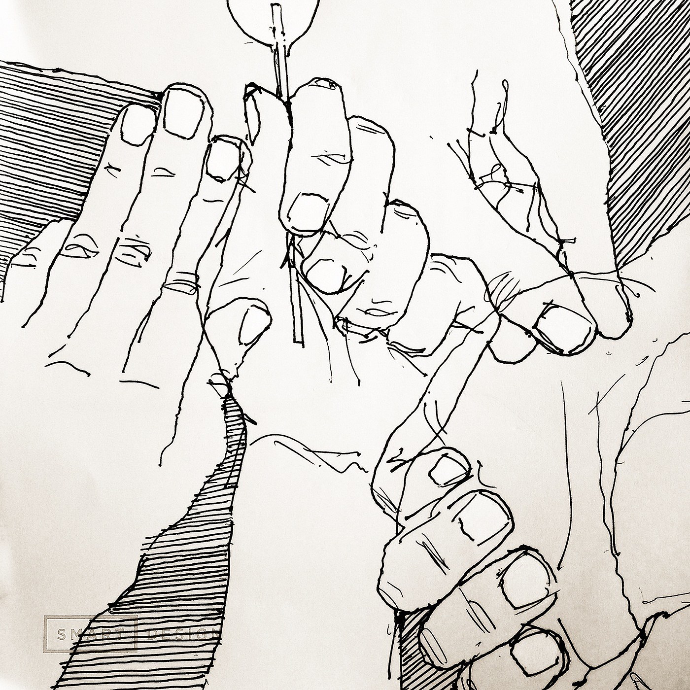 Reprint，Hand drawn，sketch，