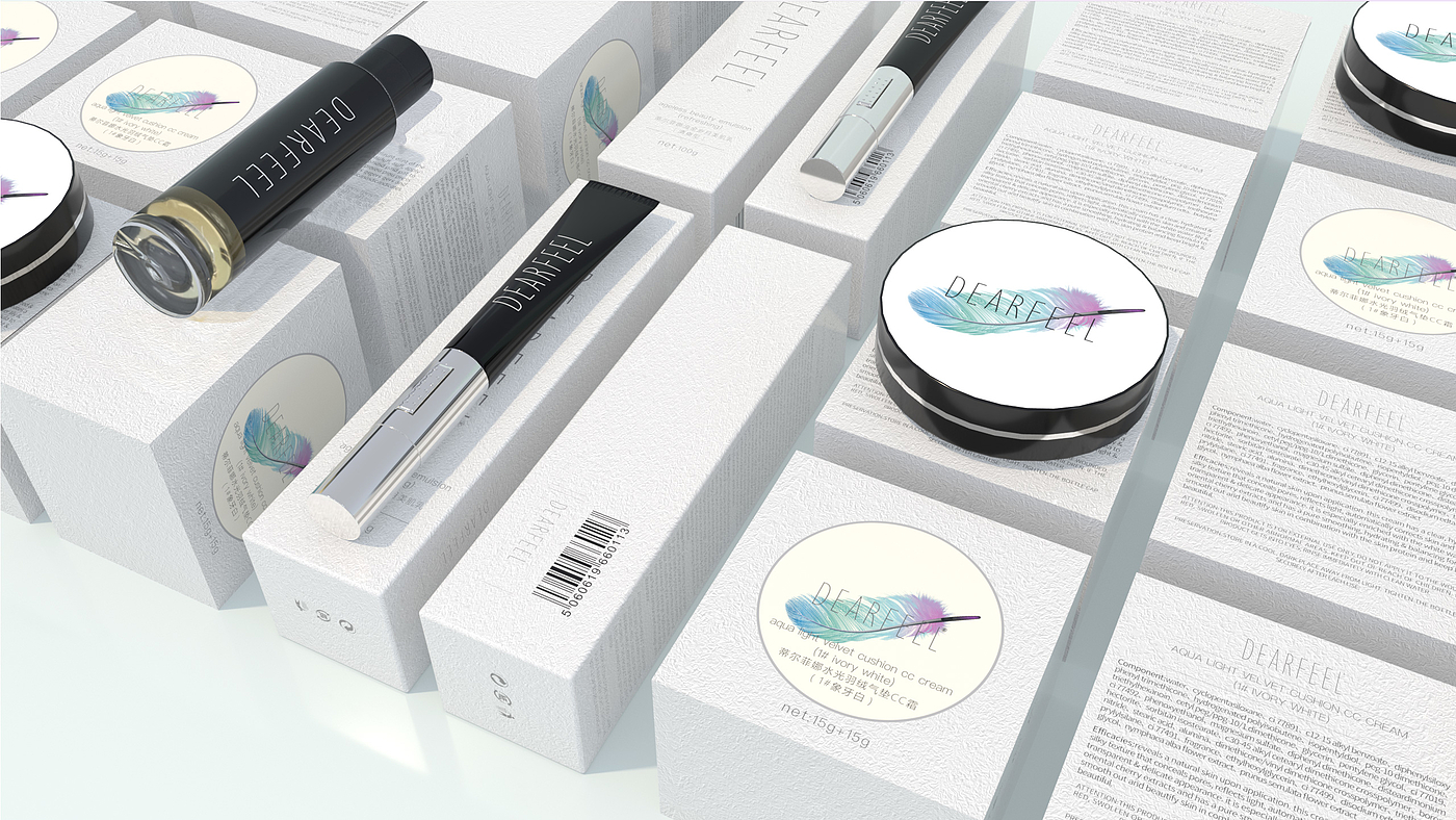 Brand design，packing，originality，Cosmetic packaging，packing design，C4D rendering，Logo design，Packaging technology，