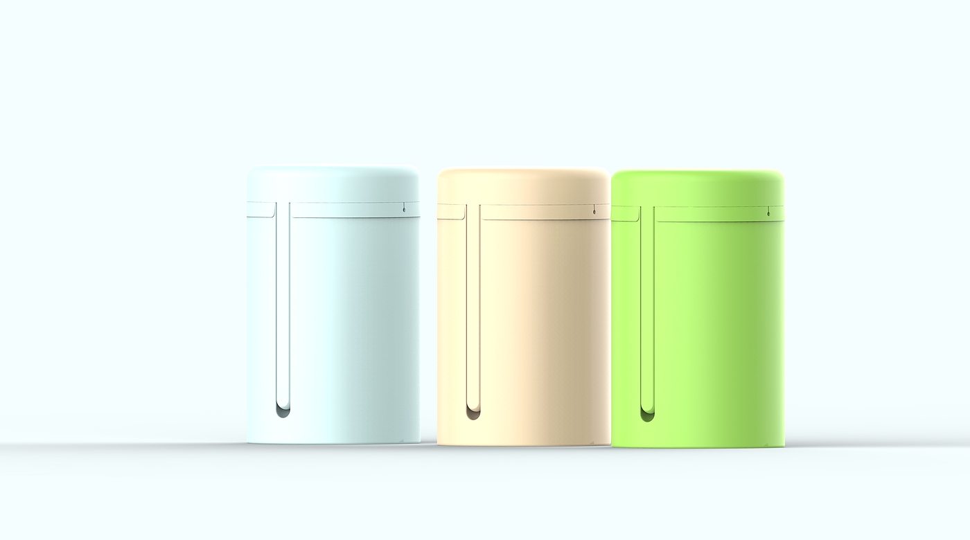 trash can，Modeling design，industrial design，Home design，Overlay modeling，3D printing，