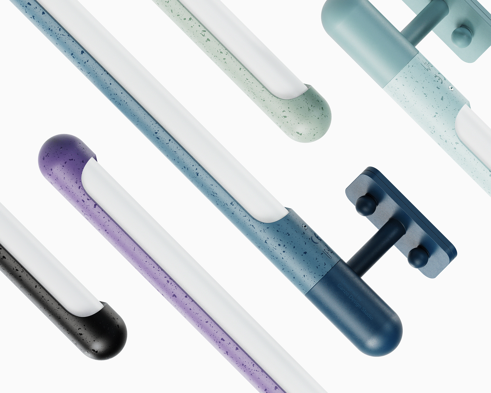 Wall lamp，3d，Metal，LED lamp，