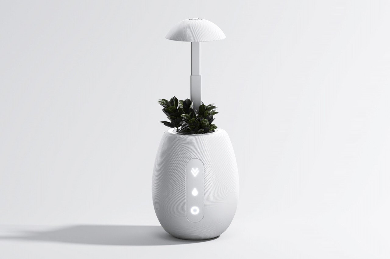 Flowerpot，Desk lamp，product design，Appearance design，exquisite，