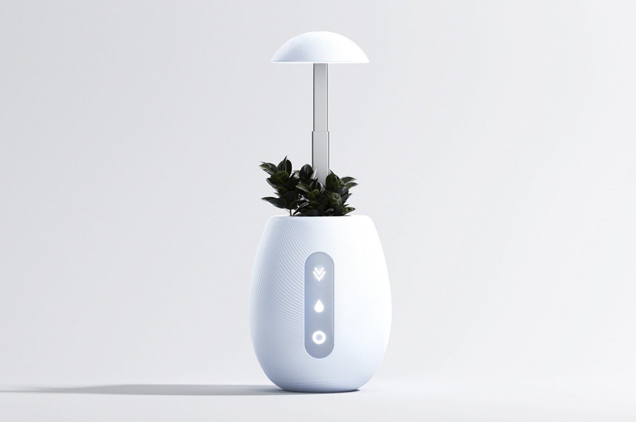 Flowerpot，Desk lamp，product design，Appearance design，exquisite，