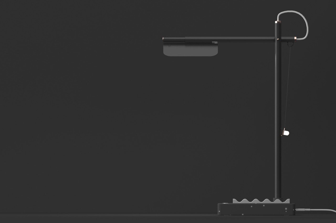 Desk lamp，concise，product design，Appearance design，delicate，QUELLE，