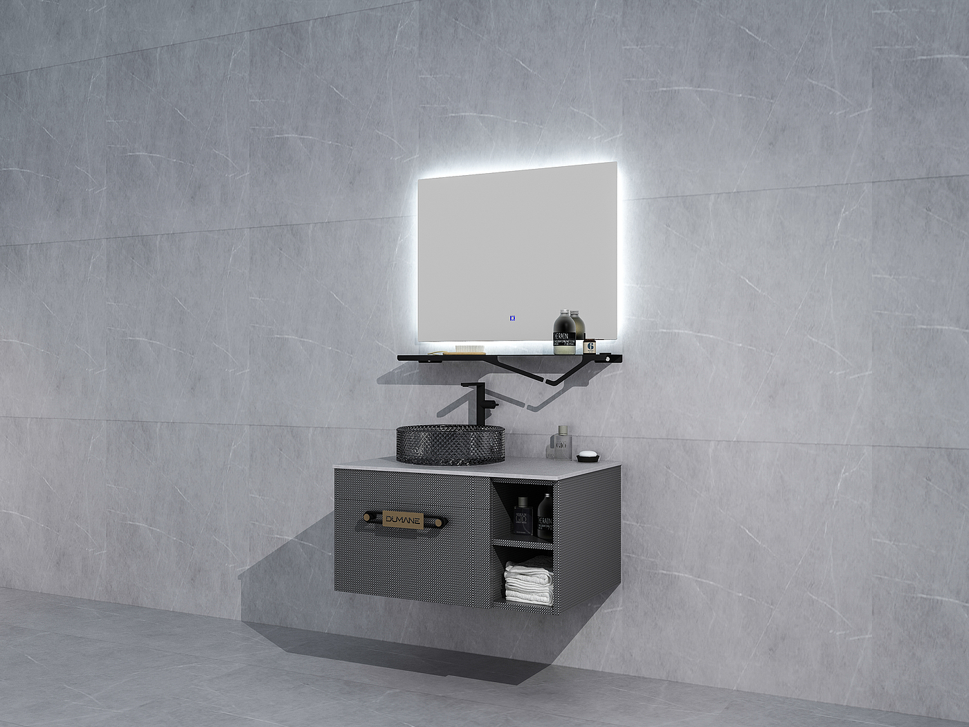 Stainless steel bathroom cabinet，Bathroom cabinet，Wash basin，Wash basin，product design，bathroom，