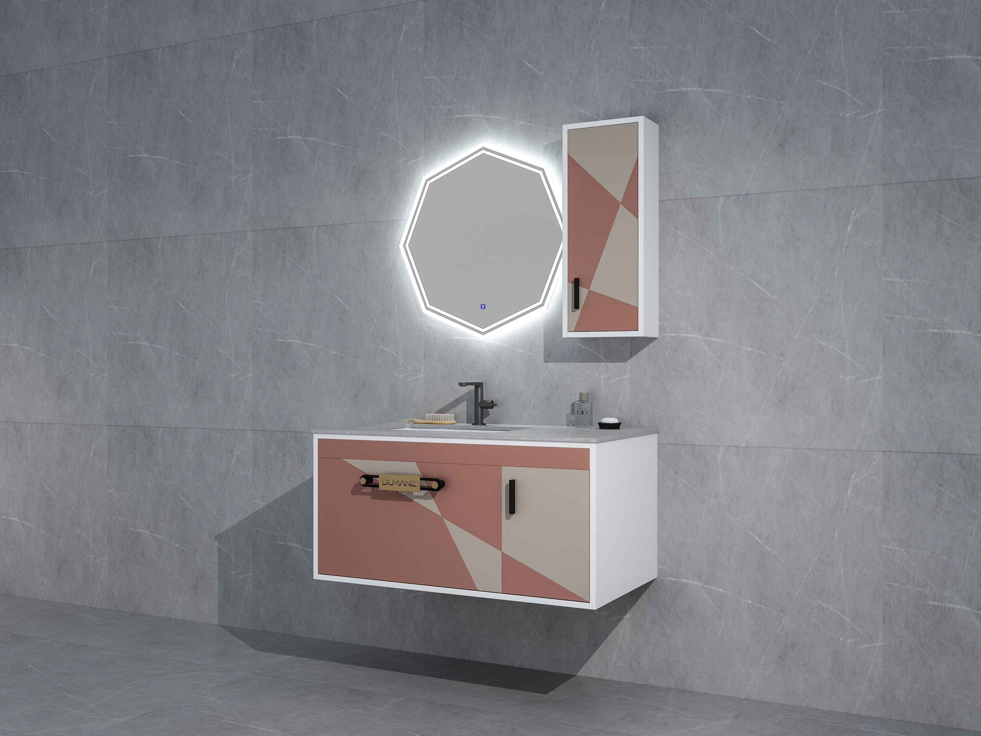 Stainless steel bathroom cabinet，Bathroom cabinet，Wash basin，Wash basin，product design，bathroom，
