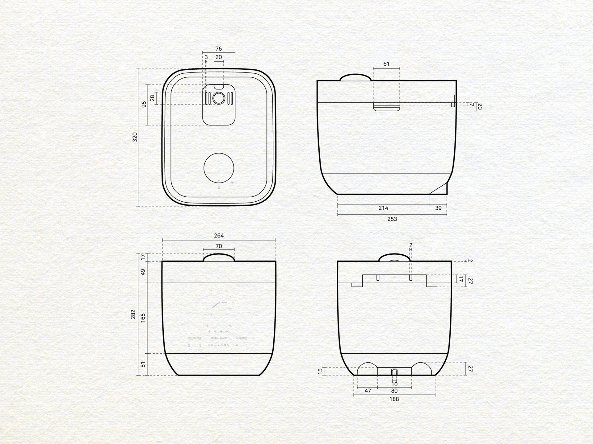 rice cooker，intelligence，product design，Appearance design，