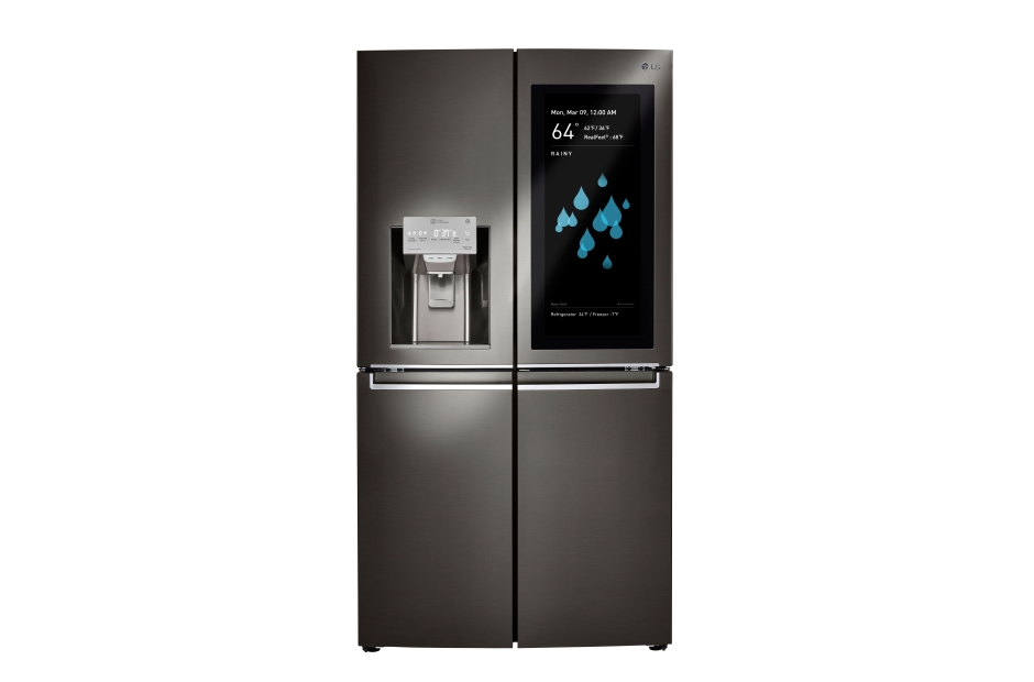2017 red dot，LG smart，Instaview refrigerator，