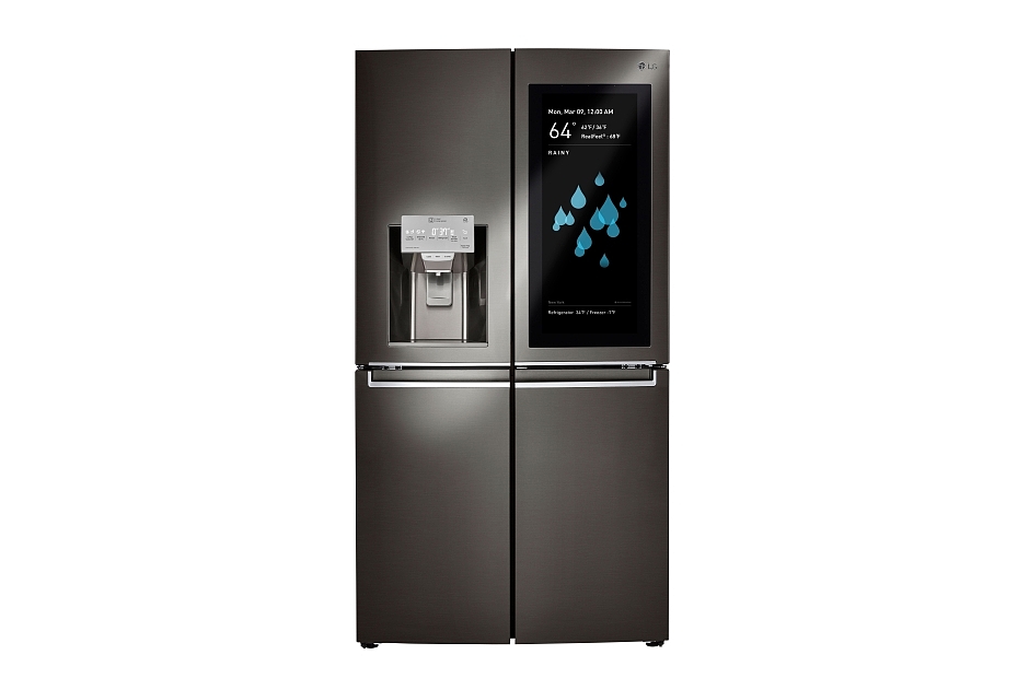 2017 red dot，LG smart，Instaview refrigerator，