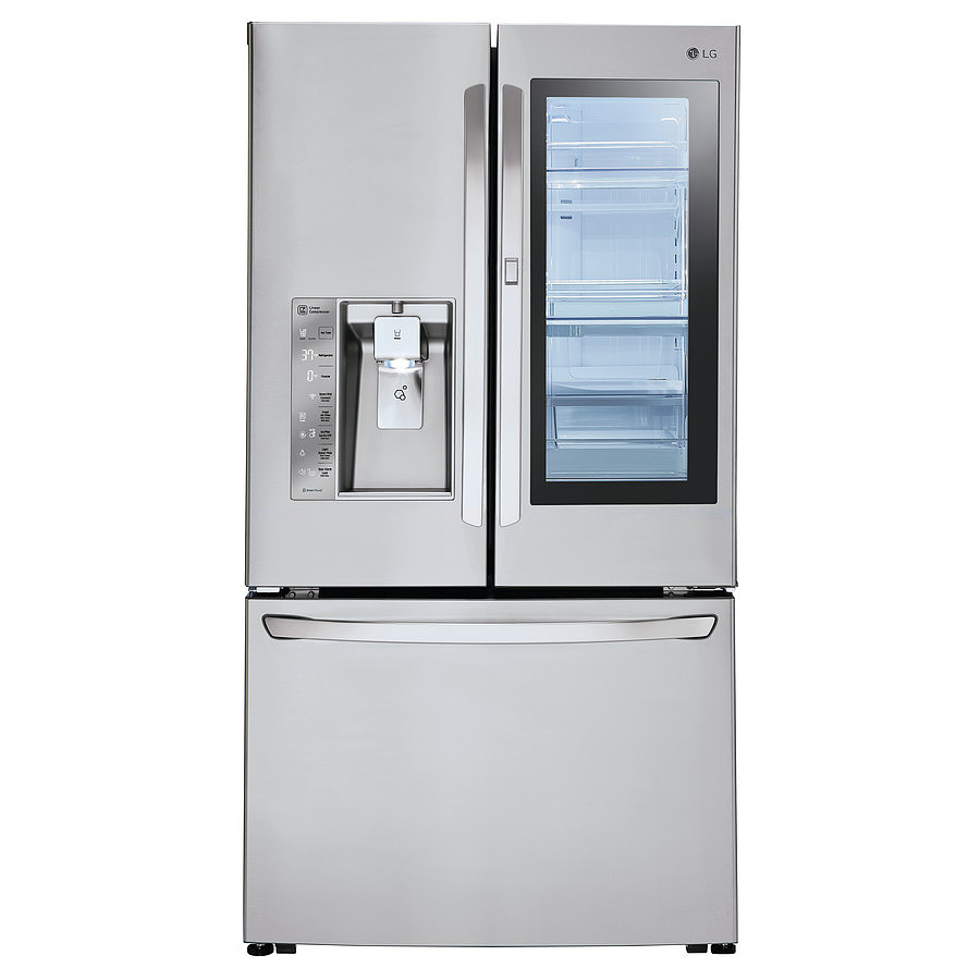 2017 red dot，LG smart，Instaview refrigerator，