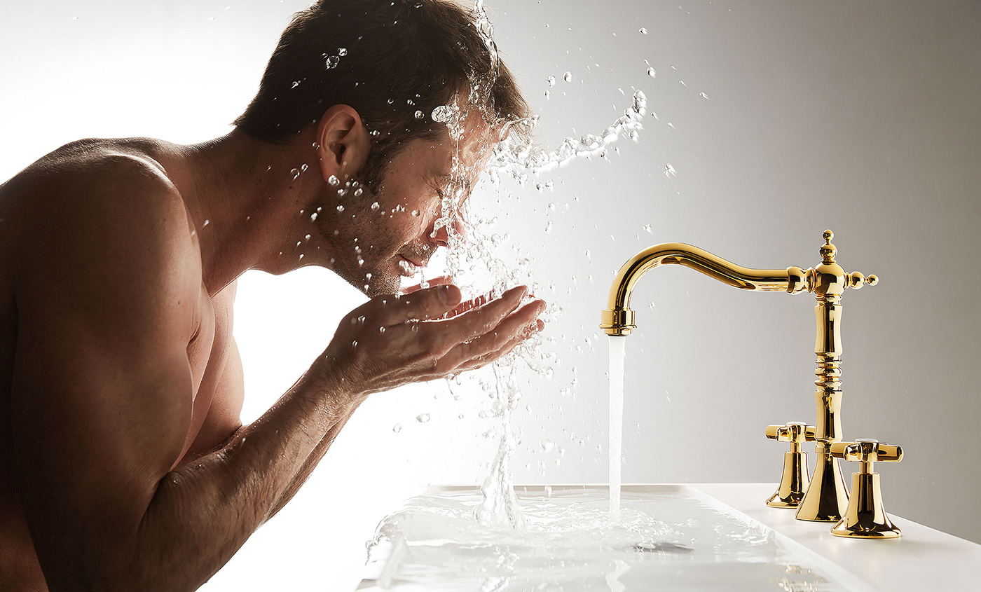 water tap，Appearance design，Metal，industrial design，