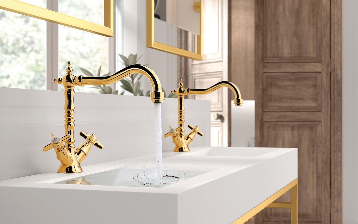 water tap，Appearance design，Metal，industrial design，